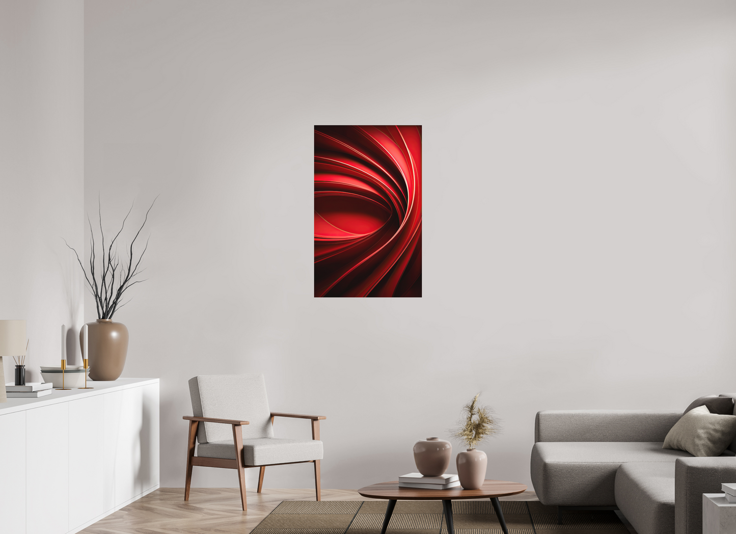 24 x 38.3″, Photo Print on Aluminum Backing Red Eye