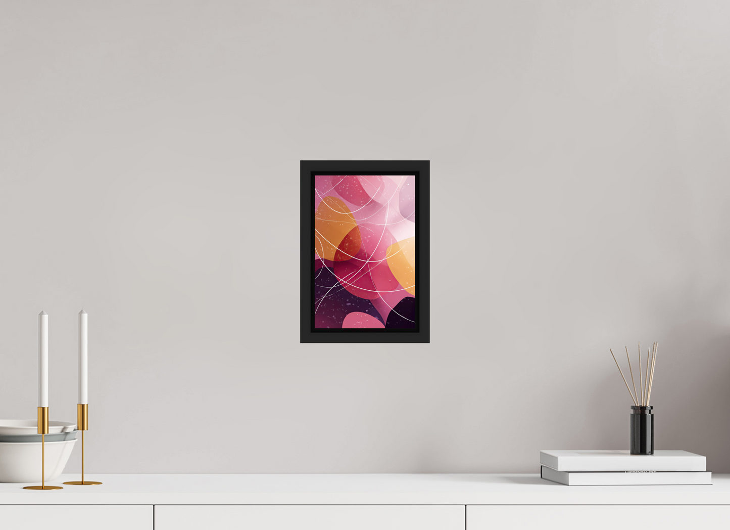 6 x 9.1″, Fine Art Print on Aluminum Dibond with Boarder Lava Lamp