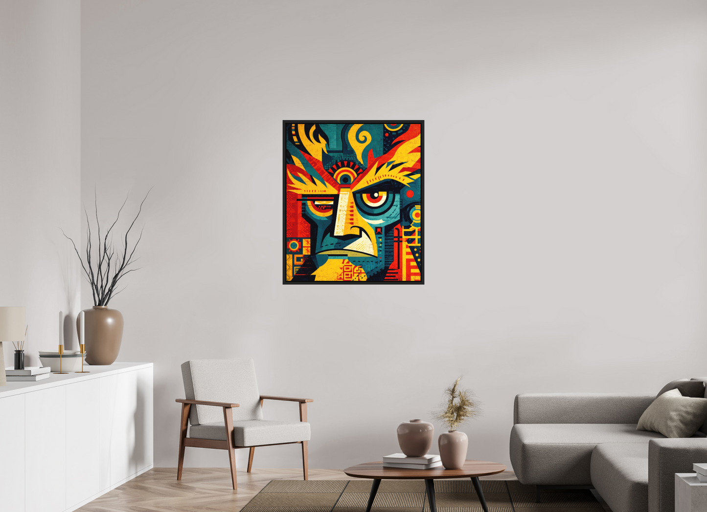 31 x 36.3″, Photo Print on Aluminum Backing with boarder Urban Tribal