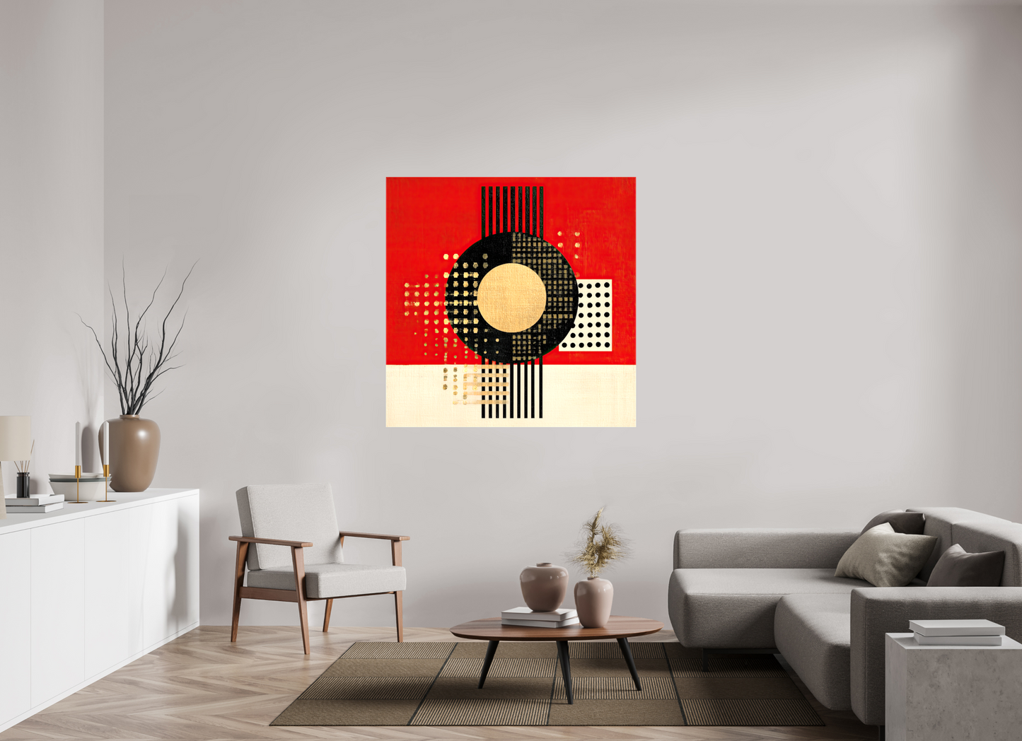50 x 50″, Glossy Canvas Vinyl