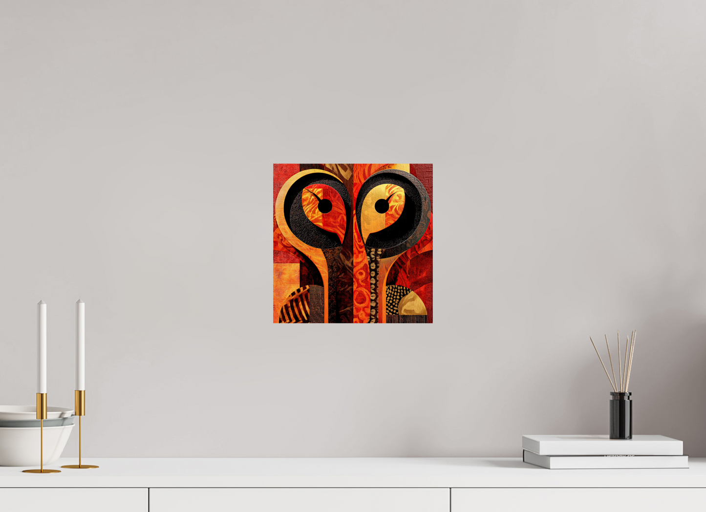 10 x 10″, Fine Art Print On Aluminum Dibond Abstract Cutout 3