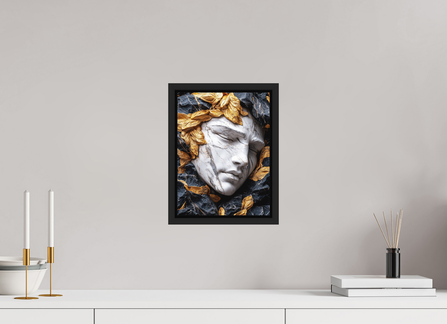 9 x 12″, Photo Print on Aluminum Backing with boarder Marble Face