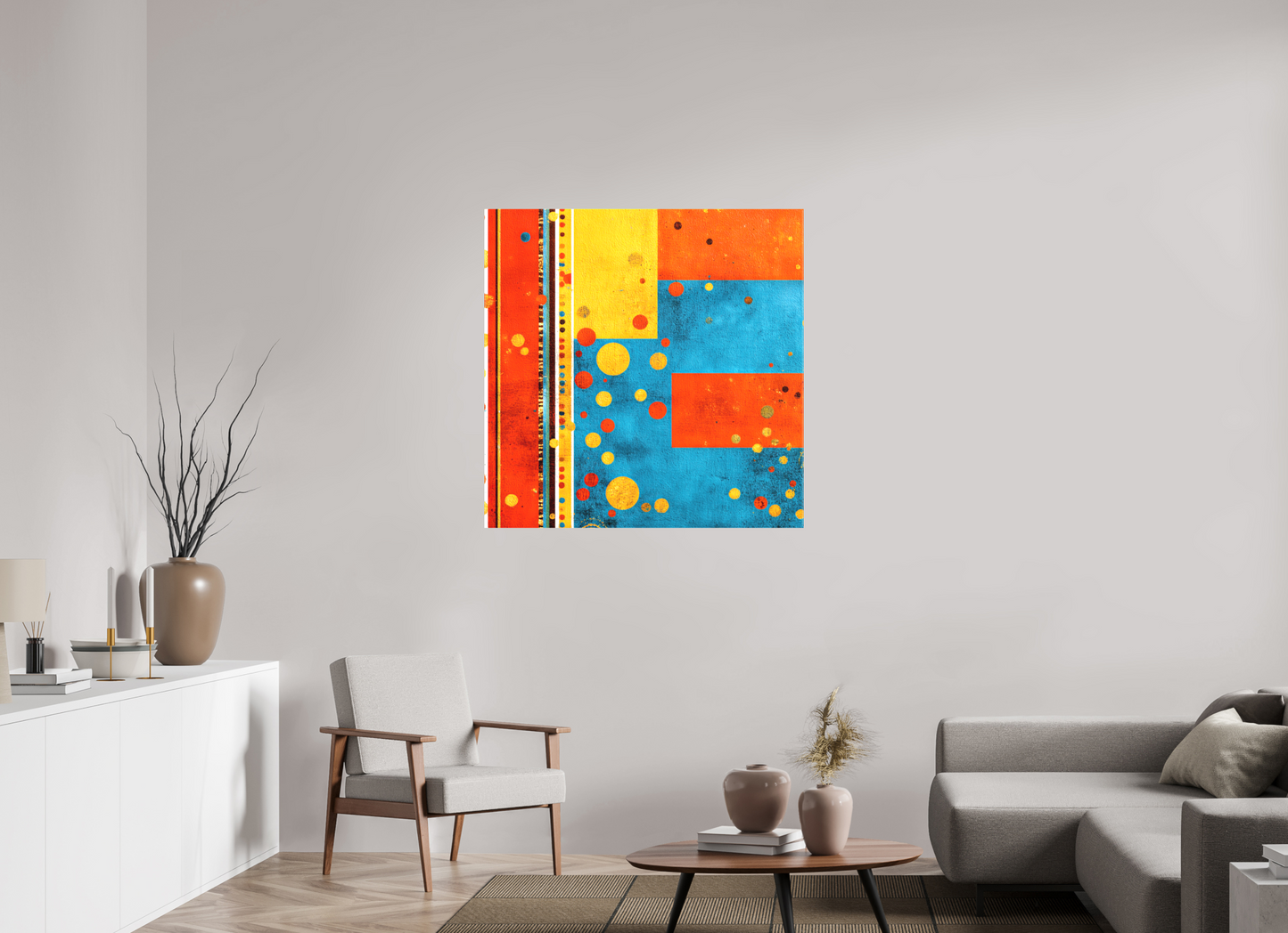 40 x 40″, Textile on Canvas Play Mat