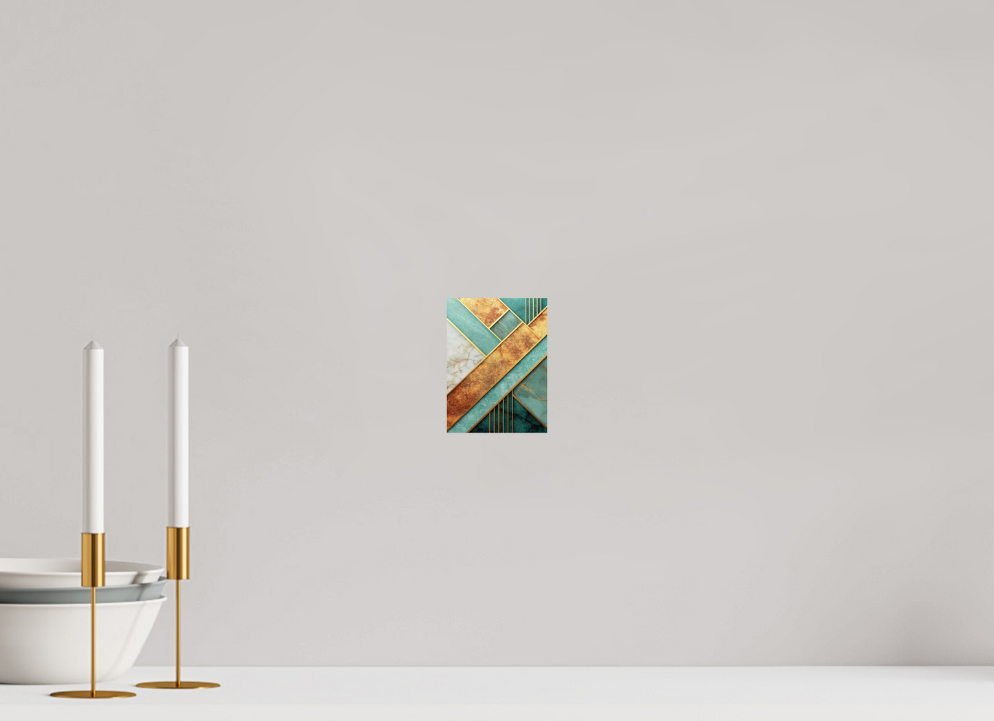 4 x 5.4″, Fine Art Print On Aluminum Dibond Art Deco Atlantis