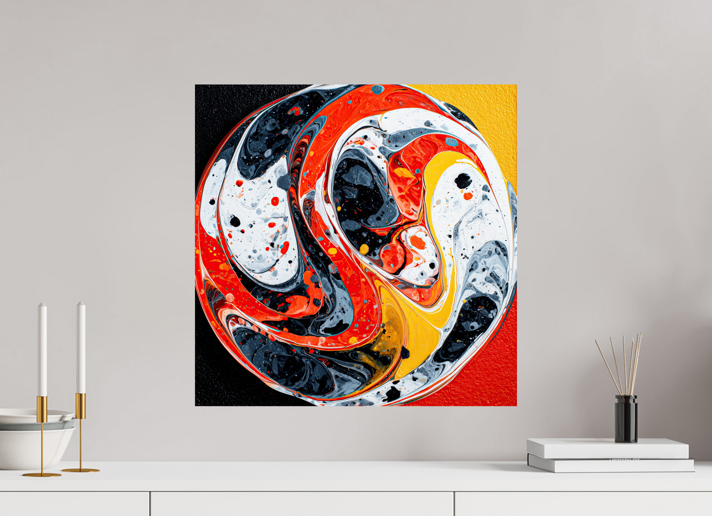 20 x 20″, Fine Art Print On Aluminum Dibond Marble