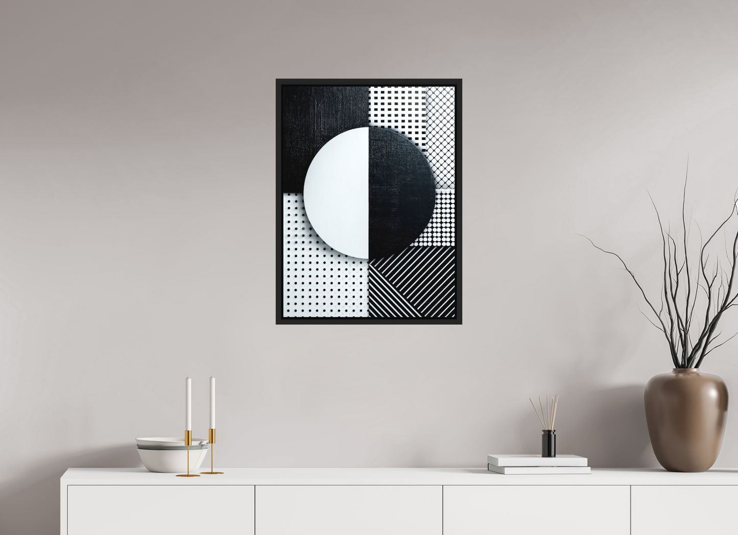 20 x 26.9″, Photo Print on Aluminum Backing with boarder Black & White 3