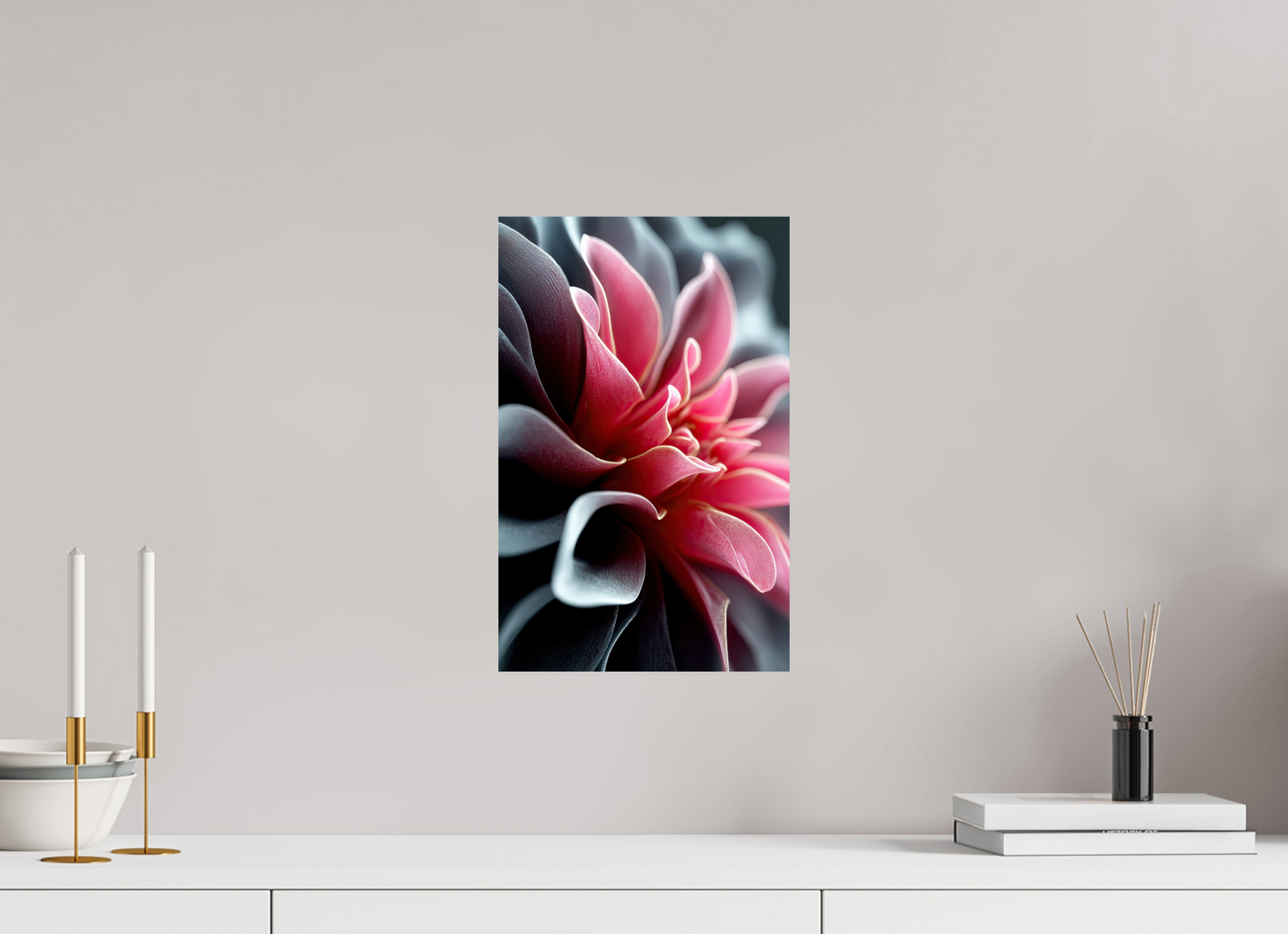 10 x 15.6″, Fine Art Print On Aluminum Dibond Pink Flower