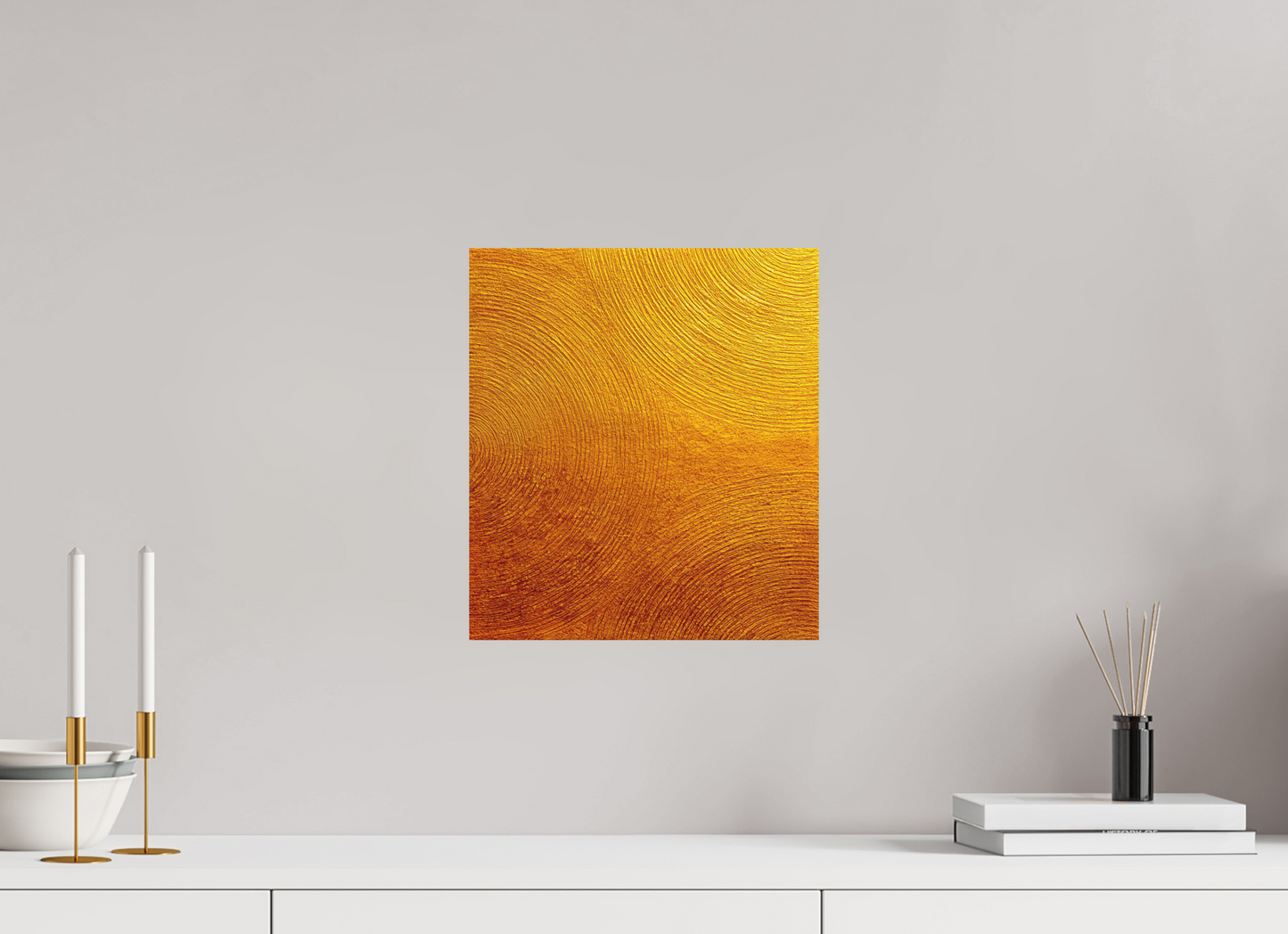 12 x 13.5″, Photo Print on Aluminum Backing Desert Circles