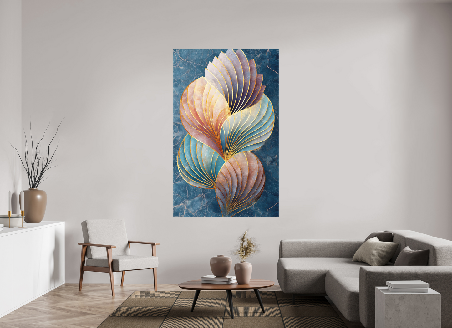 47 x 75″, Photo Print on Aluminum Backing Shells