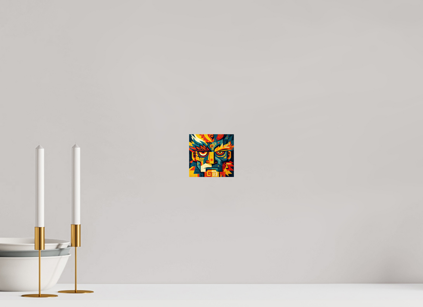 4.2 x 4″, Fine Art Print On Aluminum Dibond Urban Tribal 3