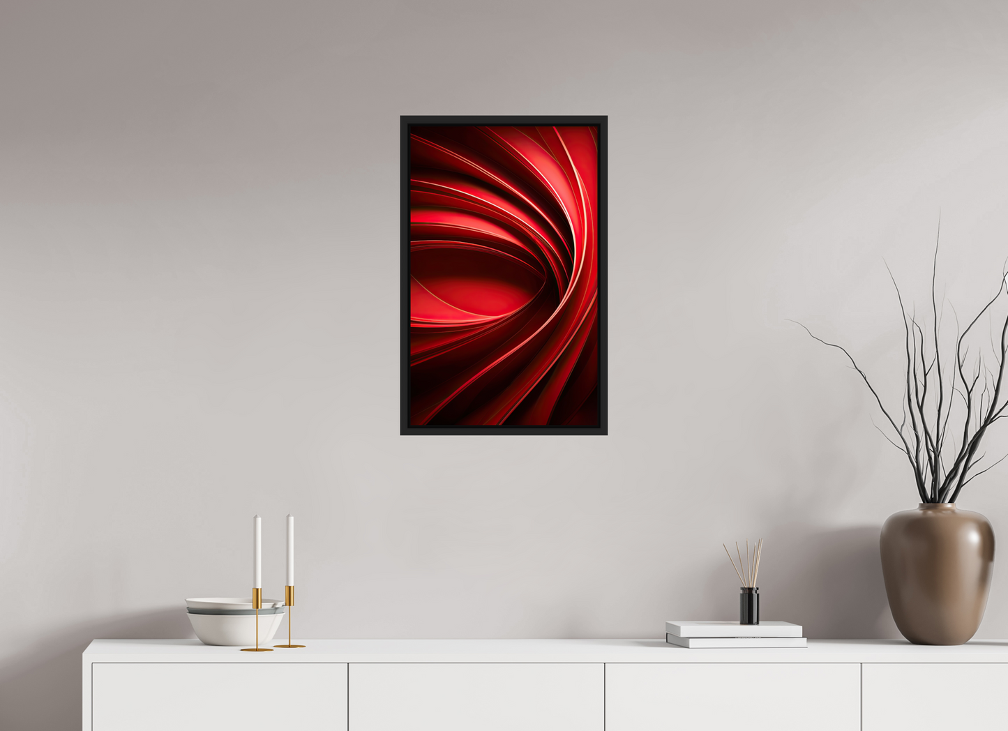 16 x 25.6″, Fine Art Print on Aluminum Dibond with Boarder Red Eye