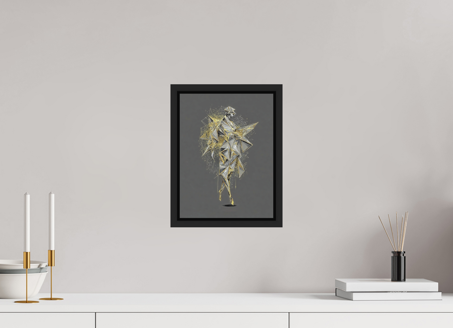 9 x 12″, Photo Print on Aluminum Backing with boarder Abstract Man