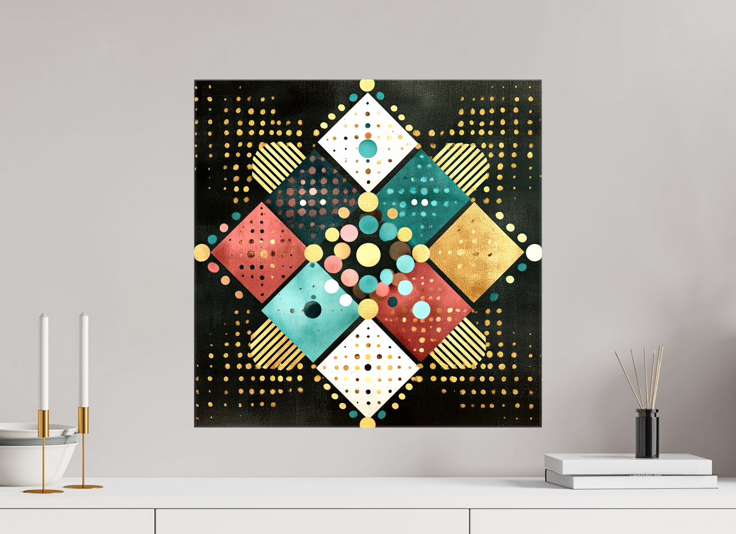 20 x 20″, Glossy Canvas Squares