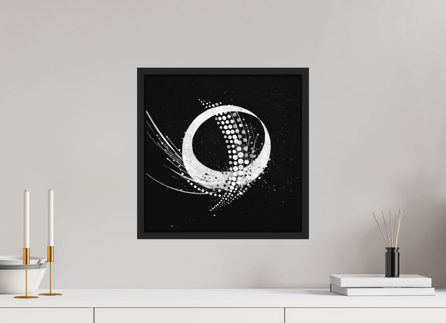 15 x 15″, Photo Print on Aluminum Backing with boarder Sputnik