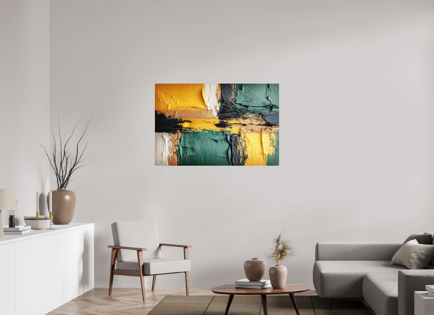 46.9 x 31″, Photo Print on Aluminum Backing Lux Camo