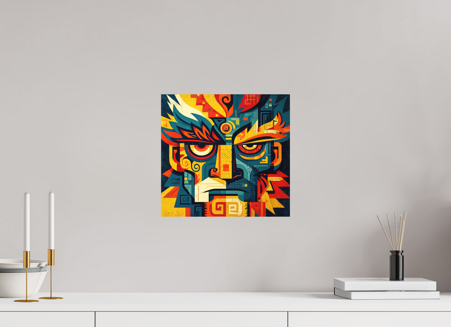 12.6 x 12″, Photo Print on Aluminum Backing Urban Tribal 3
