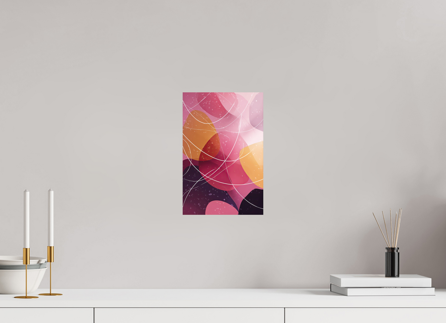 8 x 12.2″, Photo Print on Aluminum Backing Lava Lamp