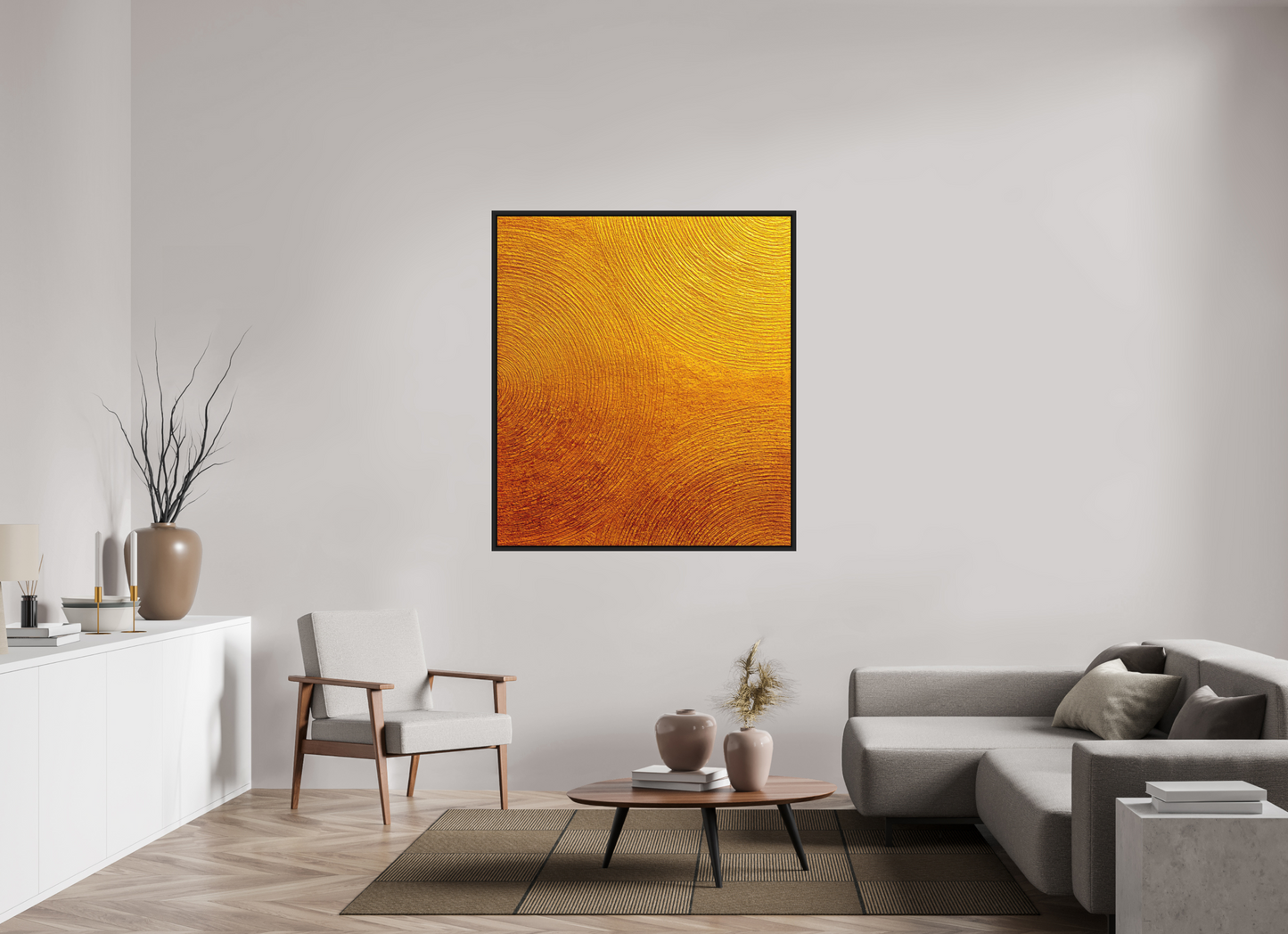 47 x 52.8″, Photo Print on Aluminum Backing with boarder Desert Circles