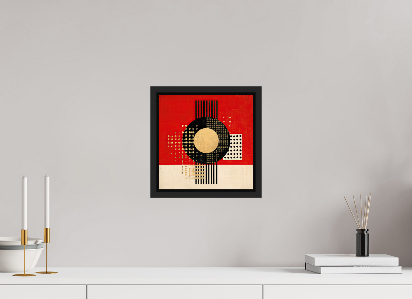 10 x 10″, Fine Art Print on Aluminum Dibond with Boarder Vinyl