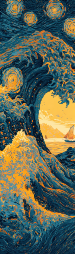 Main image Starry Night Tidal Wave
