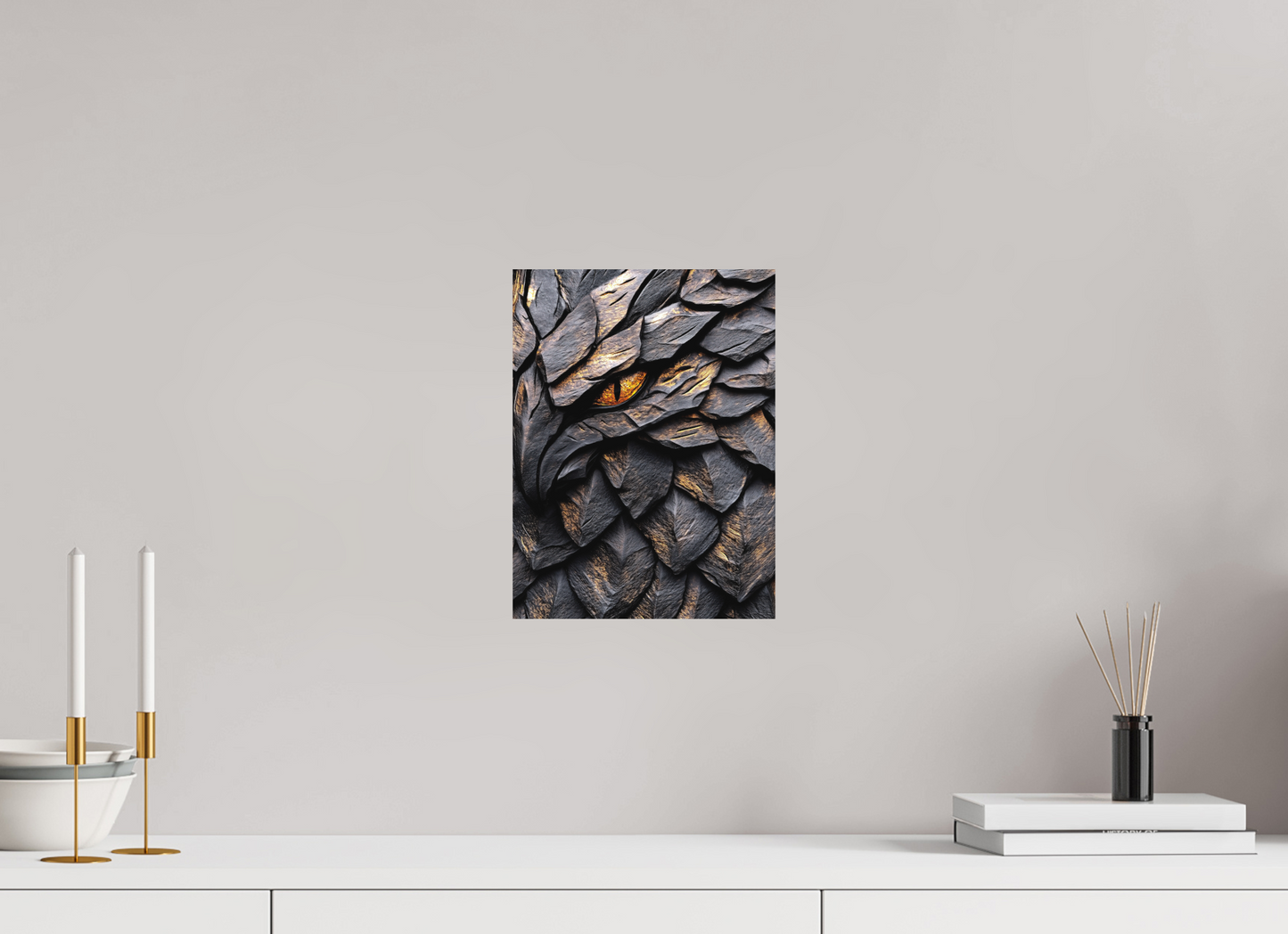 9 x 12″, Photo Print on Aluminum Backing Wooden Eagle