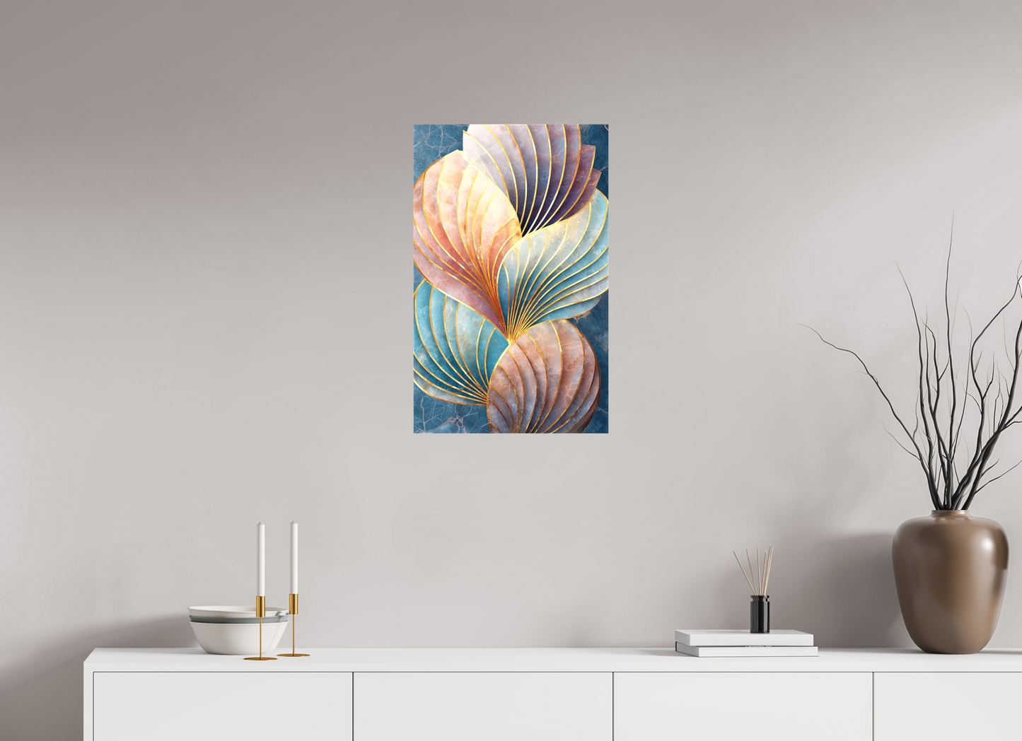 16 x 25.6″, Textile on Canvas Shells
