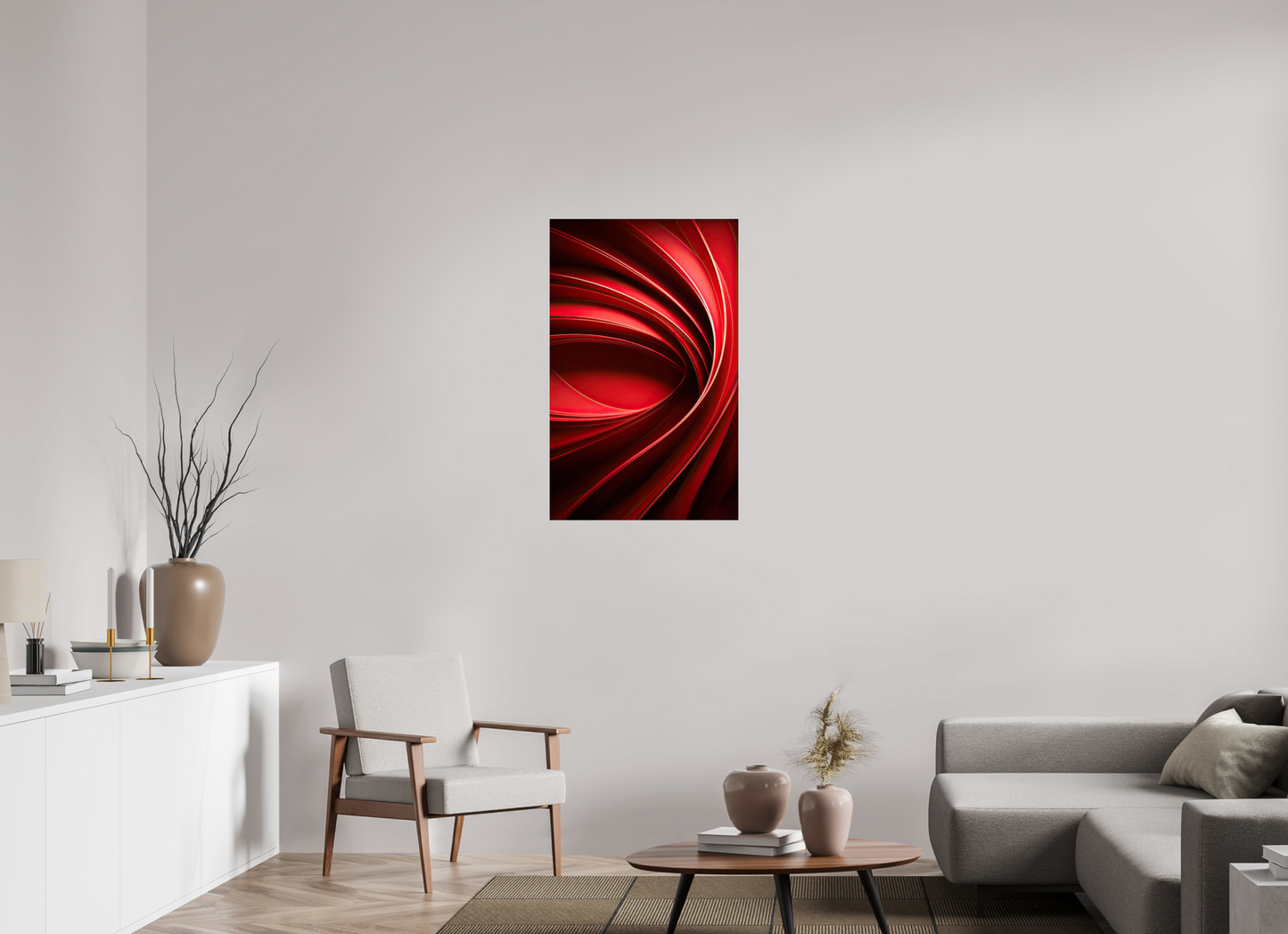 24 x 38.3″, Fine Art Print On Aluminum Dibond Red Eye