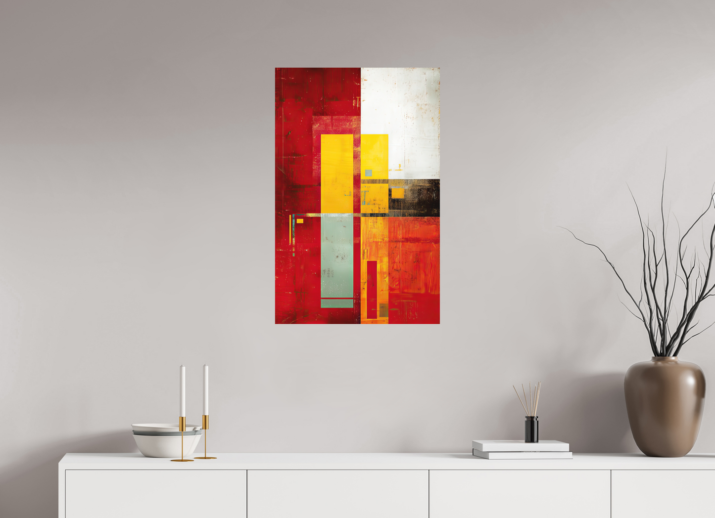 20 x 31.1″, Photo Print on Aluminum Backing Modern Rectangle