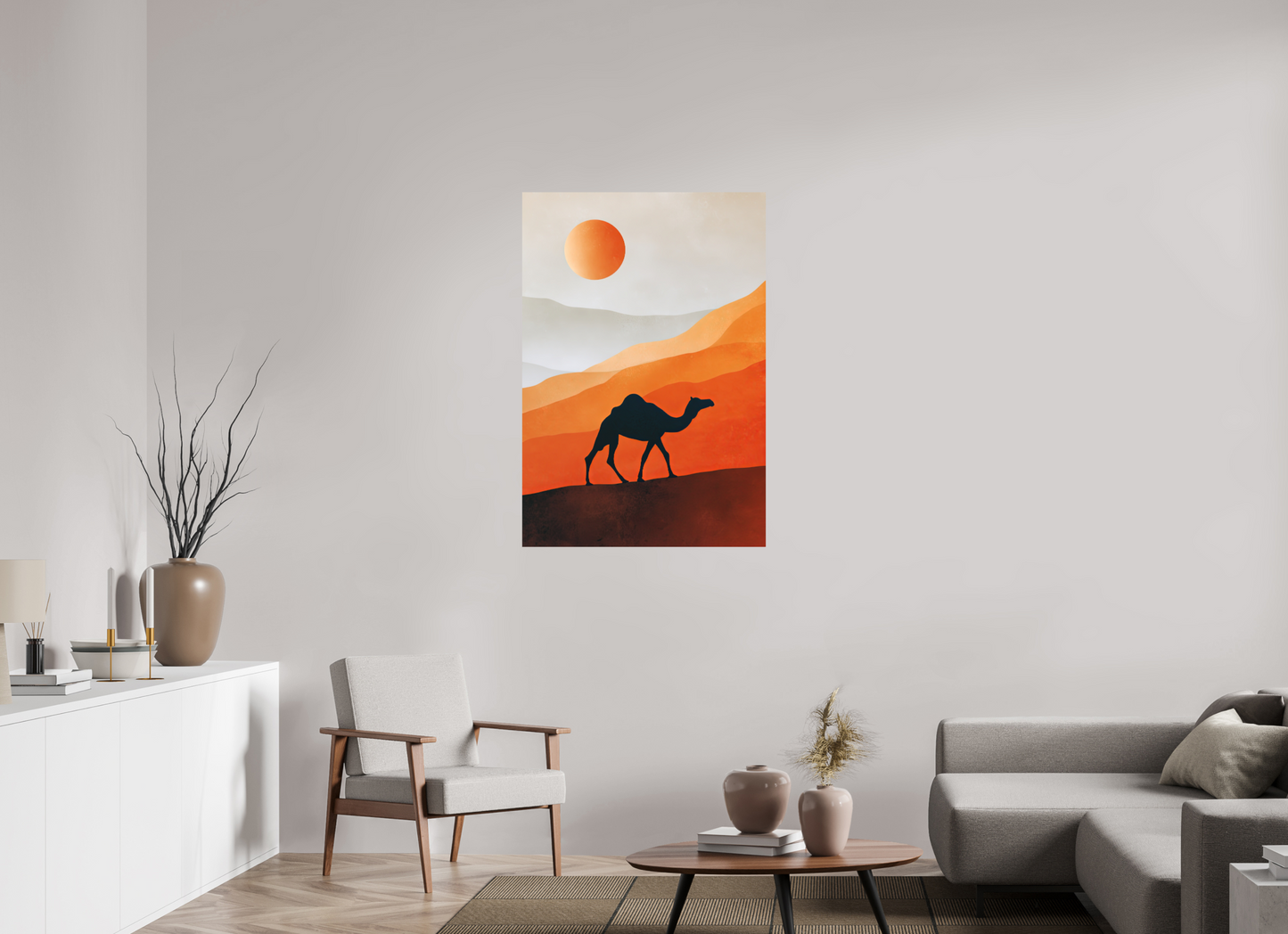 31 x 45.2″, Photo Print on Aluminum Backing Camel