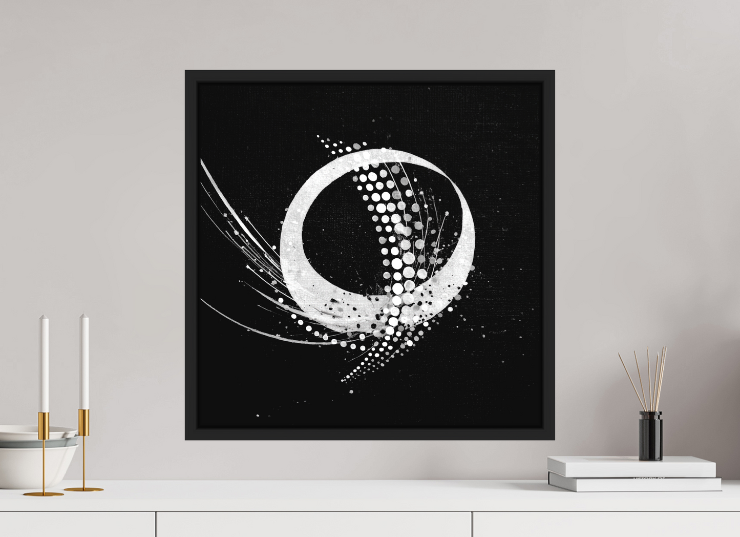 20 x 20″, Photo Print on Aluminum Backing with boarder Sputnik