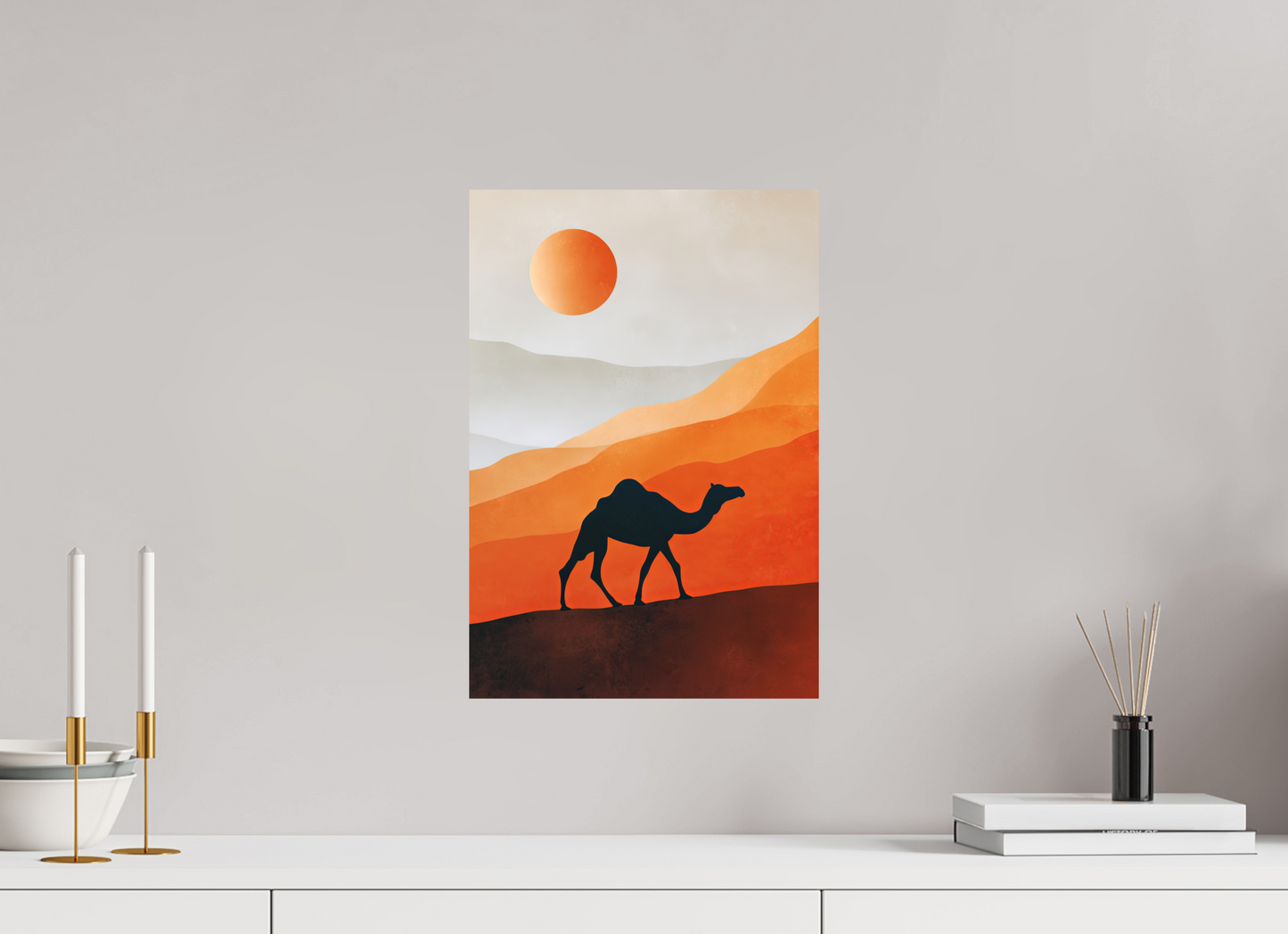 12 x 17.5″, Photo Print on Aluminum Backing Camel