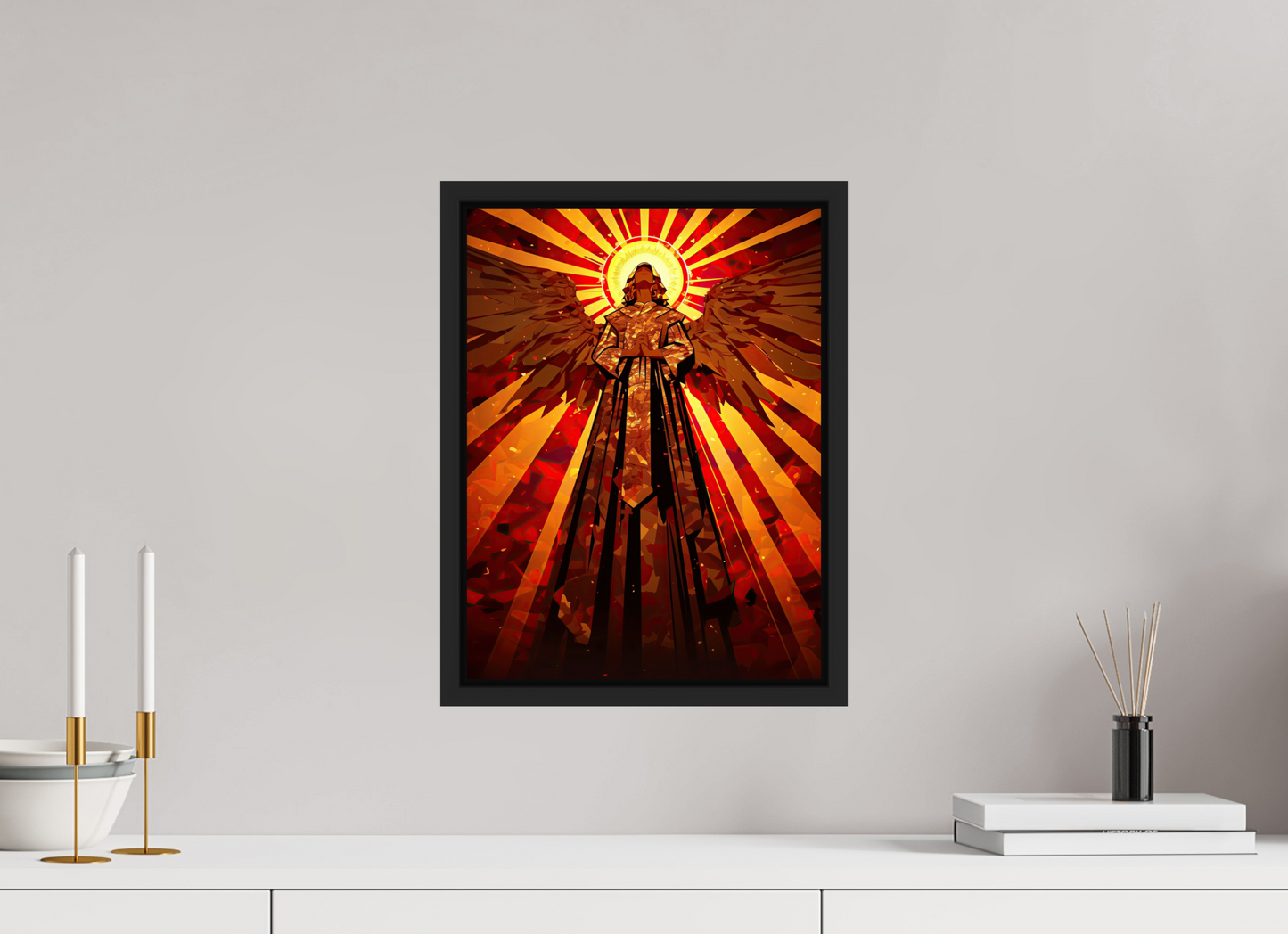 12 x 16″, Fine Art Print on Aluminum Dibond with Boarder Angel