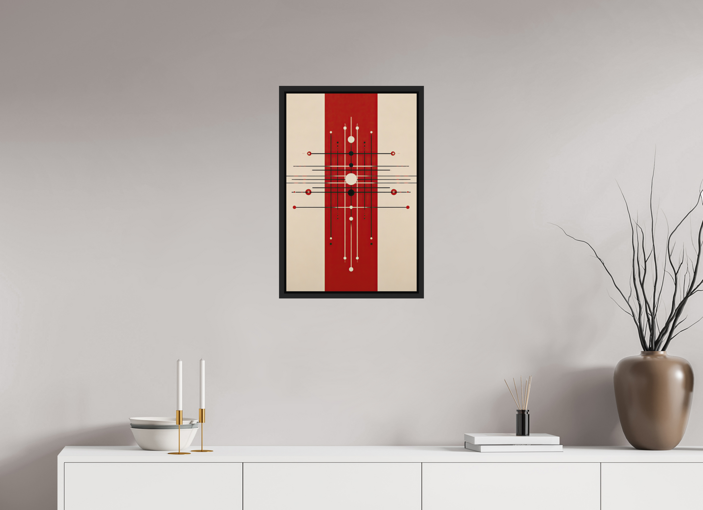 16 x 24.3″, Photo Print on Aluminum Backing with boarder Red Line