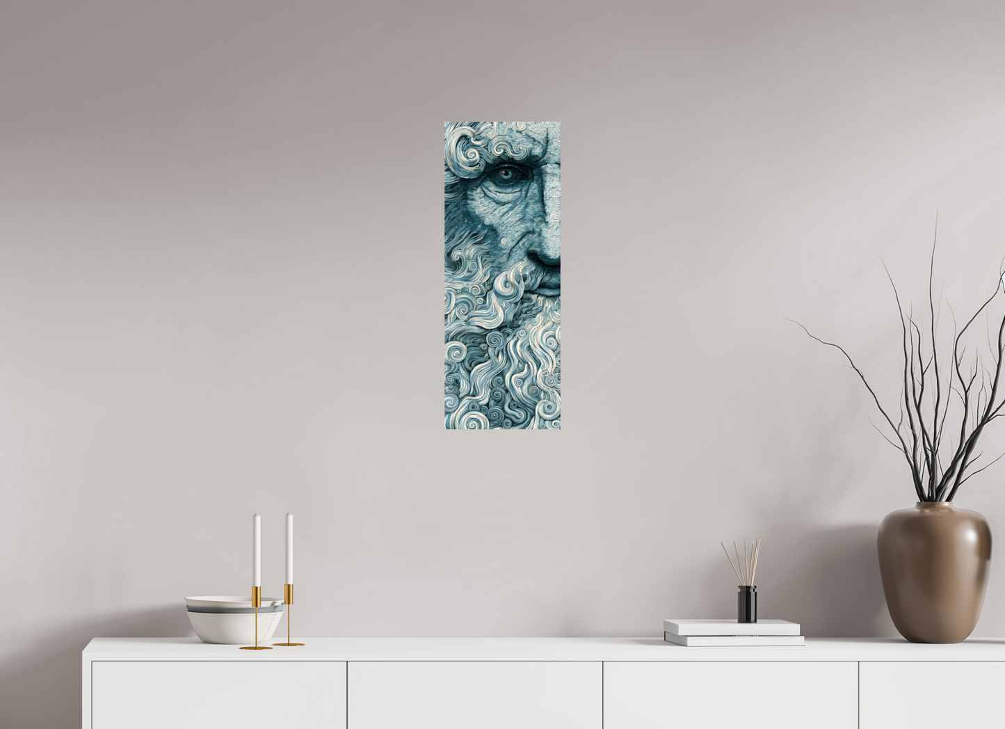 10 x 26.5″, Fine Art Print On Aluminum Dibond Philosopher
