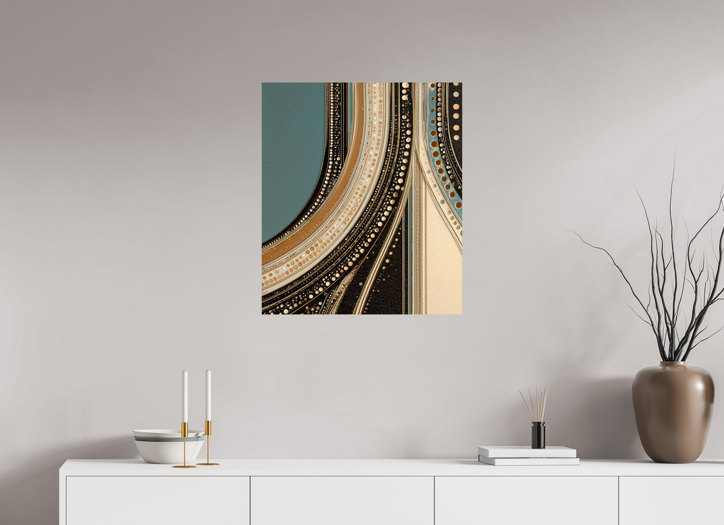 24 x 27.8″, Fine Art Print On Aluminum Dibond Flow