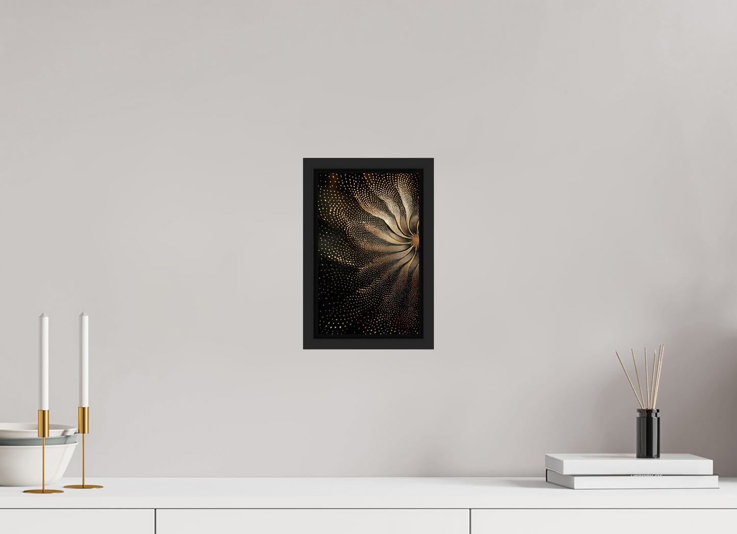 6 x 9.6″, Fine Art Print on Aluminum Dibond with Boarder Sunflower