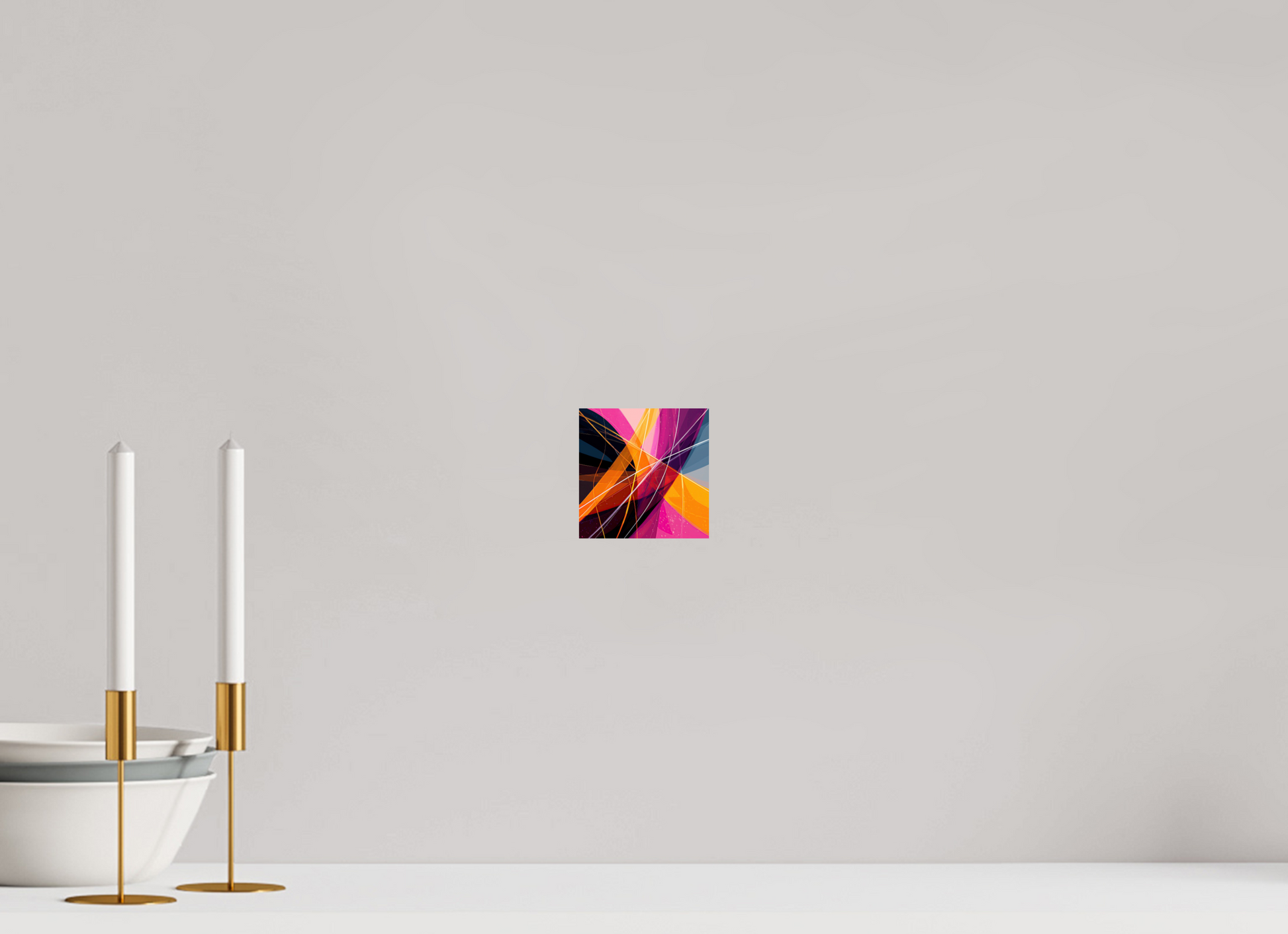 4 x 4″, Fine Art Print On Aluminum Dibond Abstract Candy