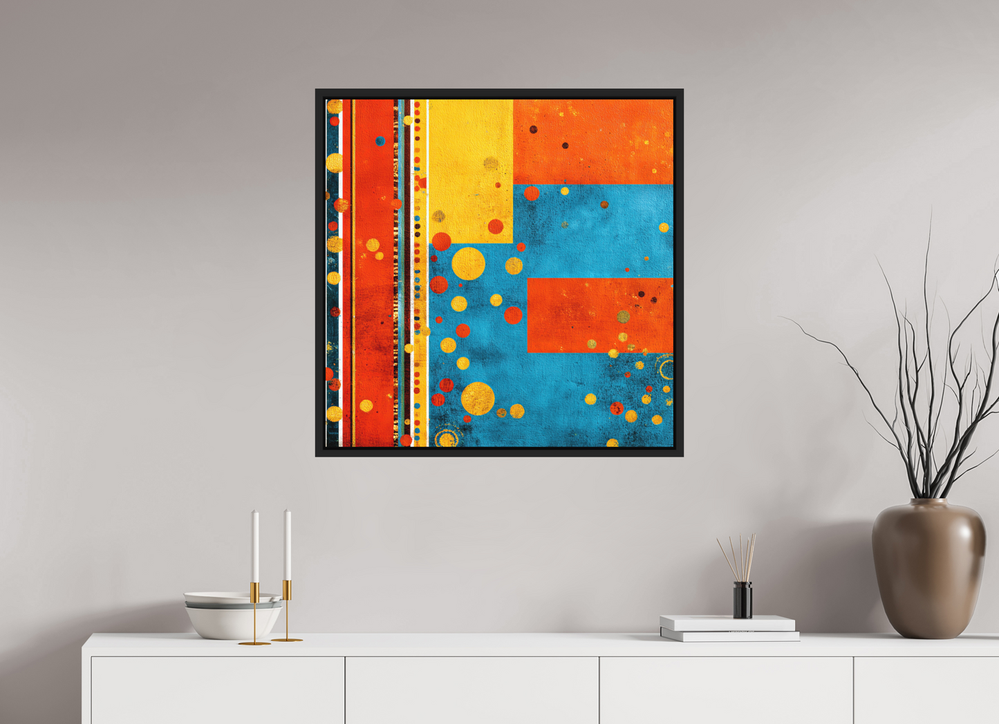 30 x 30″, Photo Print on Aluminum Backing with boarder Play Mat
