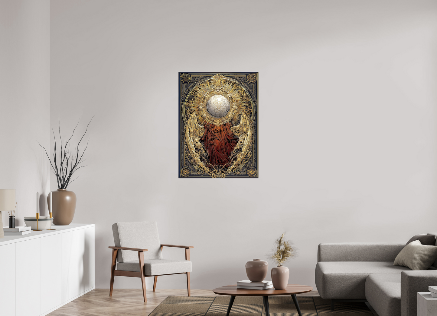 30 x 40″, Fine Art Print On Aluminum Dibond Abstract Angel