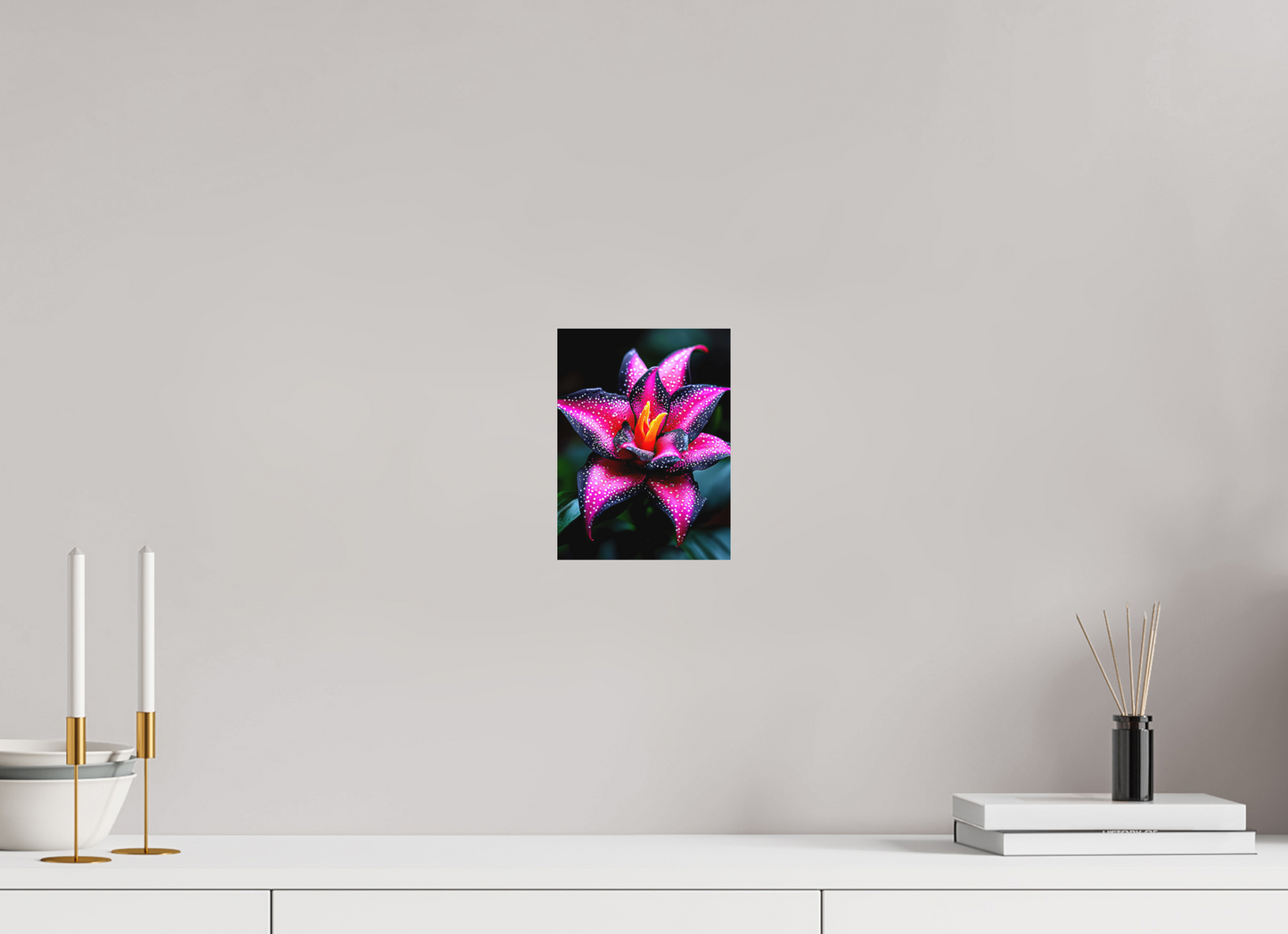 6 x 8″, Photo Print on Aluminum Backing Pink Poison Flower