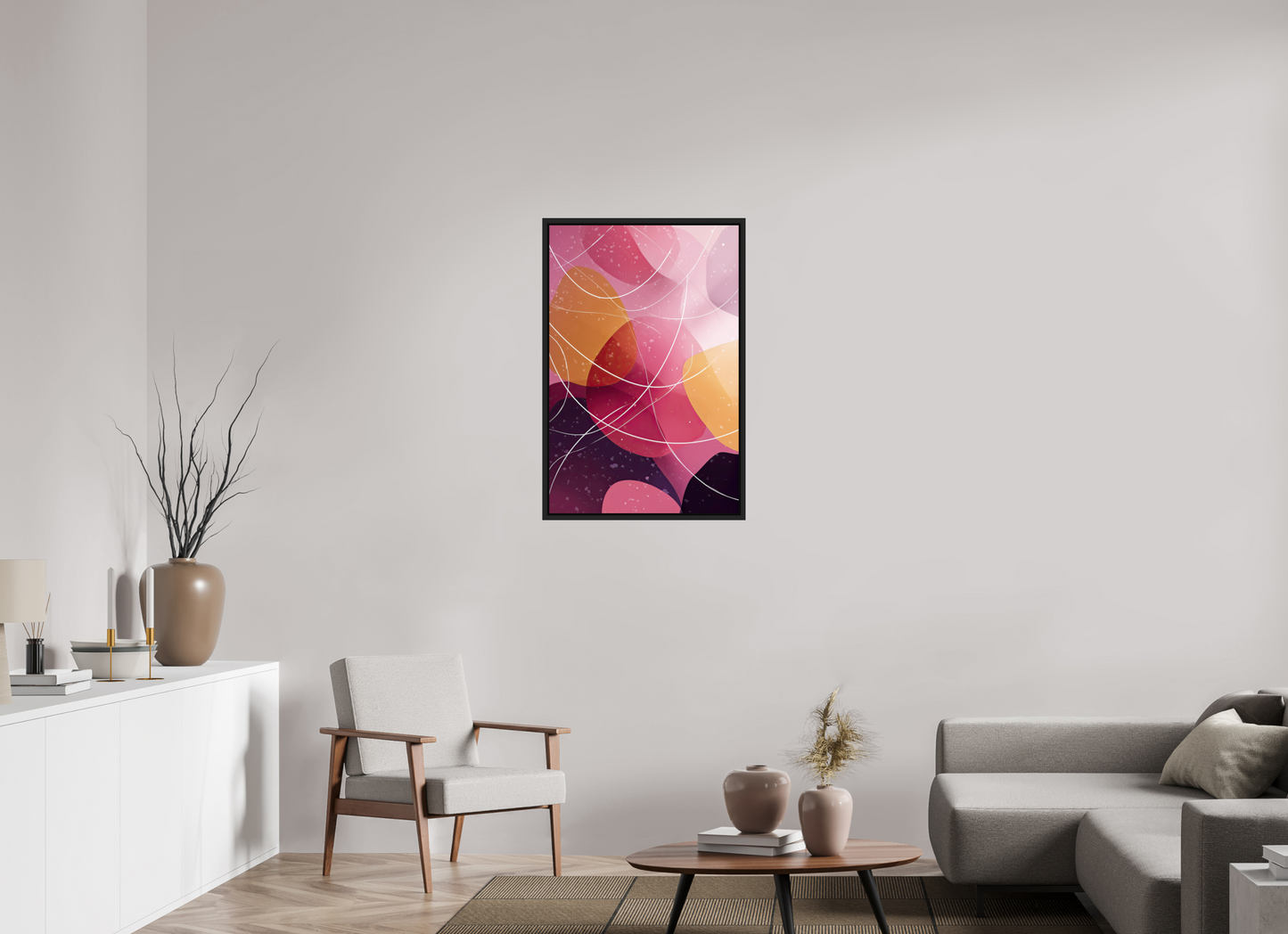 24 x 36.5″, Fine Art Print on Aluminum Dibond with Boarder Lava Lamp
