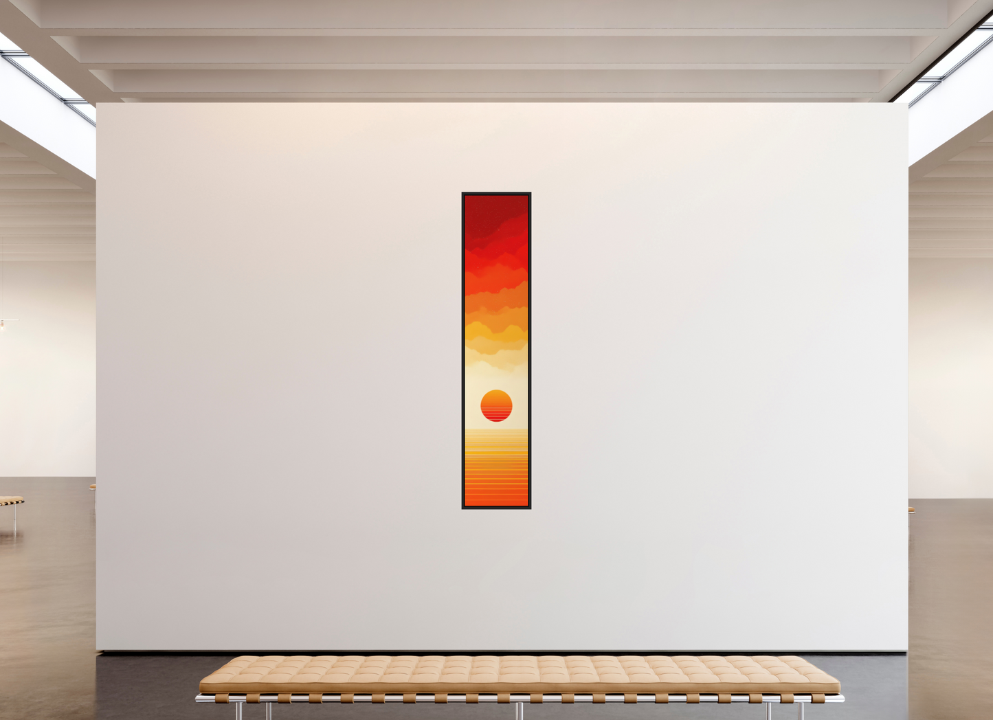 16 x 78.7″, Photo Print on Aluminum Backing with boarder Desert Mirage