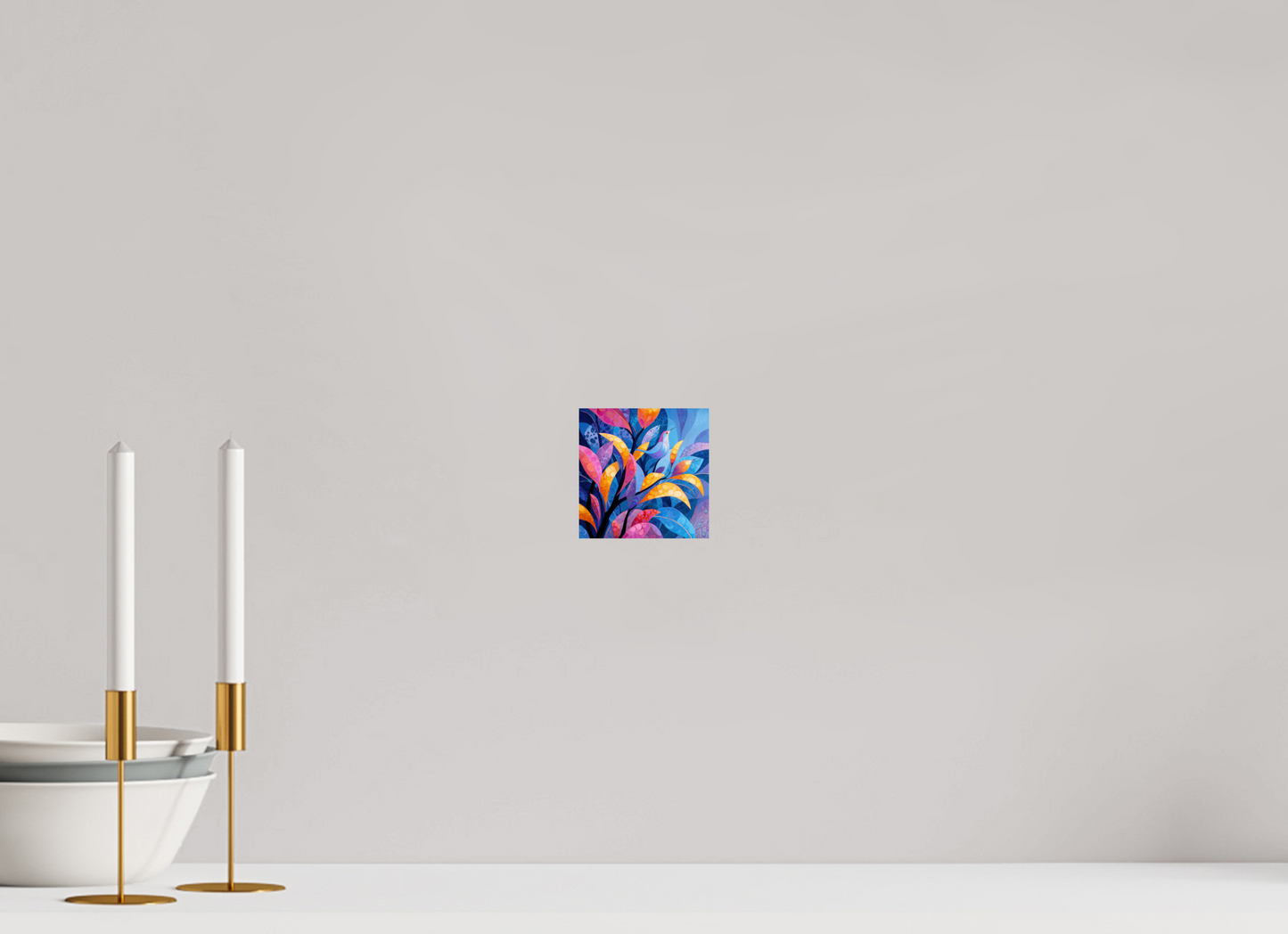 4 x 4″, Fine Art Print On Aluminum Dibond Tropical Bird
