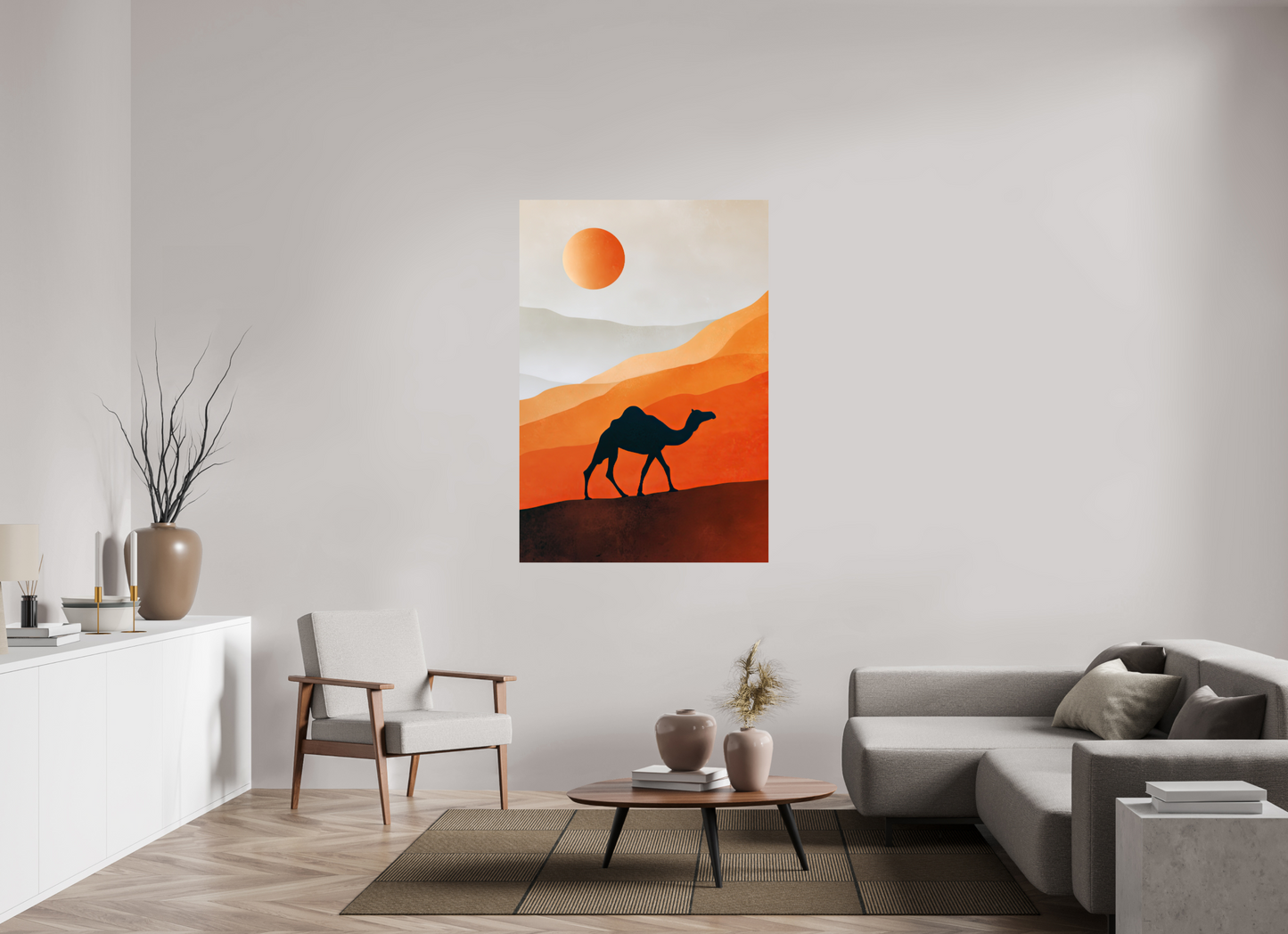 40 x 58.3″, Fine Art Print On Aluminum Dibond Camel