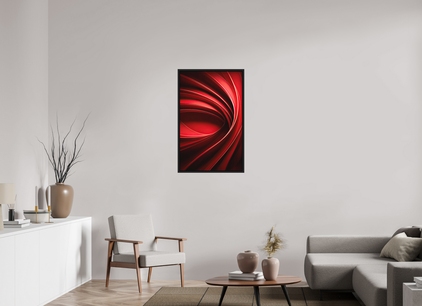 24 x 38.3″, Photo Print on Aluminum Backing with boarder Red Eye