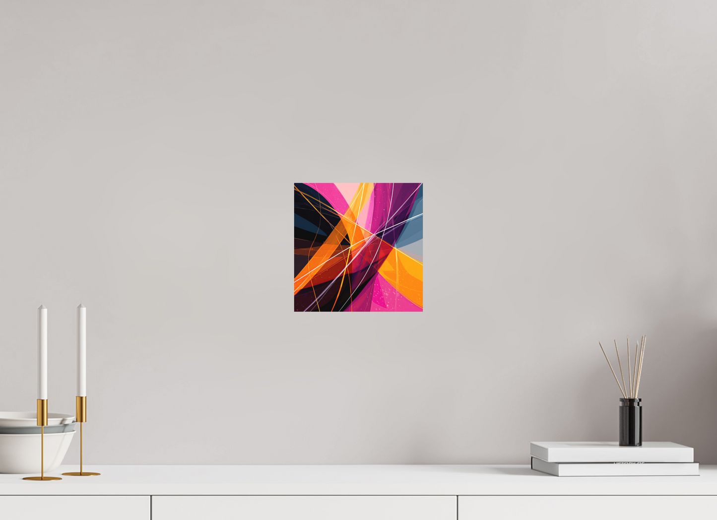 8 x 8″, Photo Print on Aluminum Backing Abstract Candy