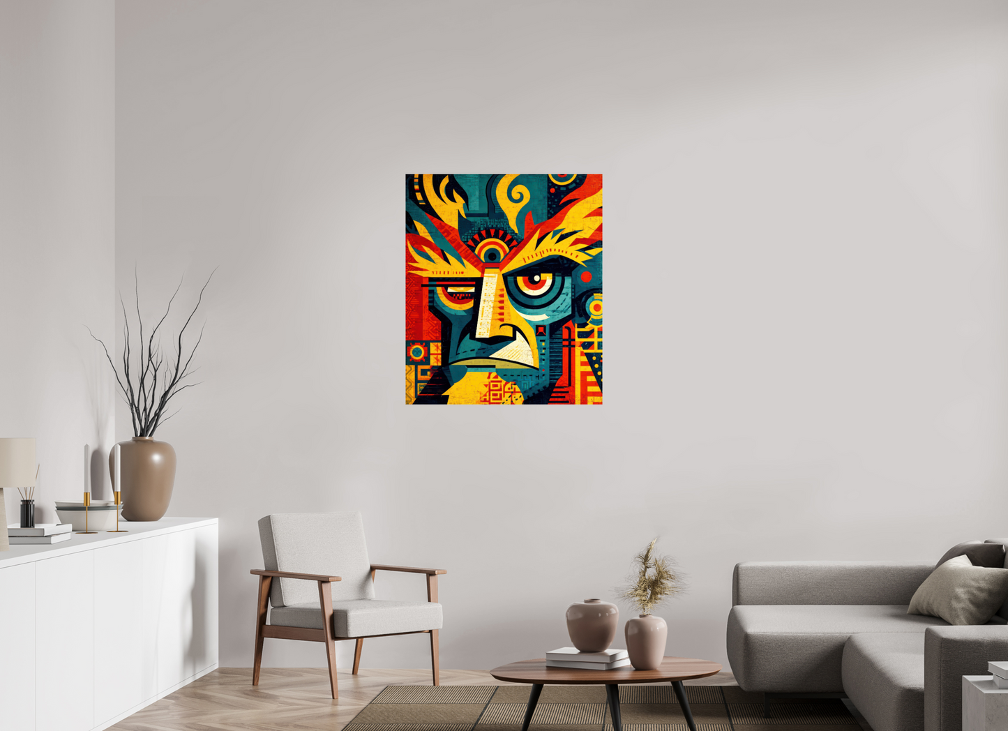 32 x 37.5″, Fine Art Print On Aluminum Dibond Urban Tribal