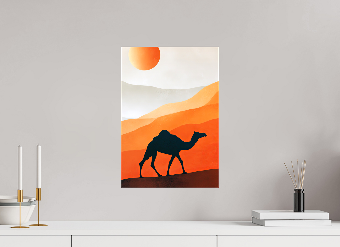 12 x 17.5″, Glossy Canvas Camel