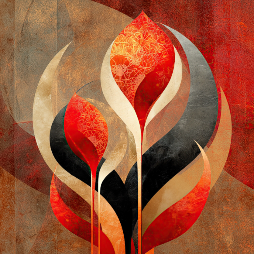Main image Abstract Flowers 1