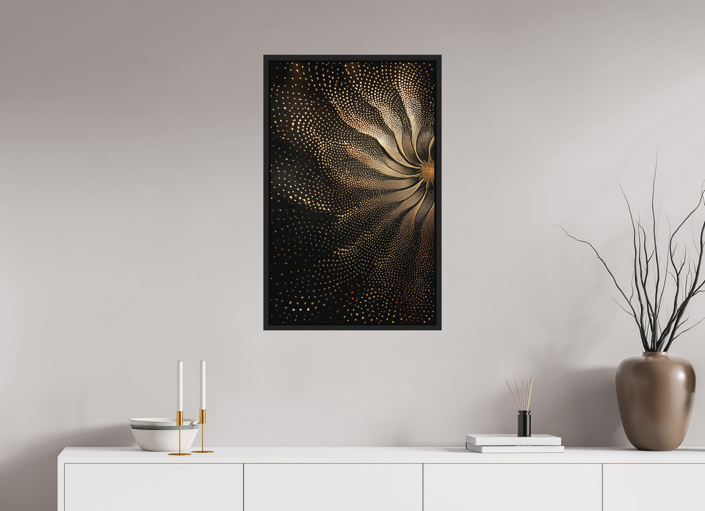 20 x 31.9″, Photo Print on Aluminum Backing with boarder Sunflower